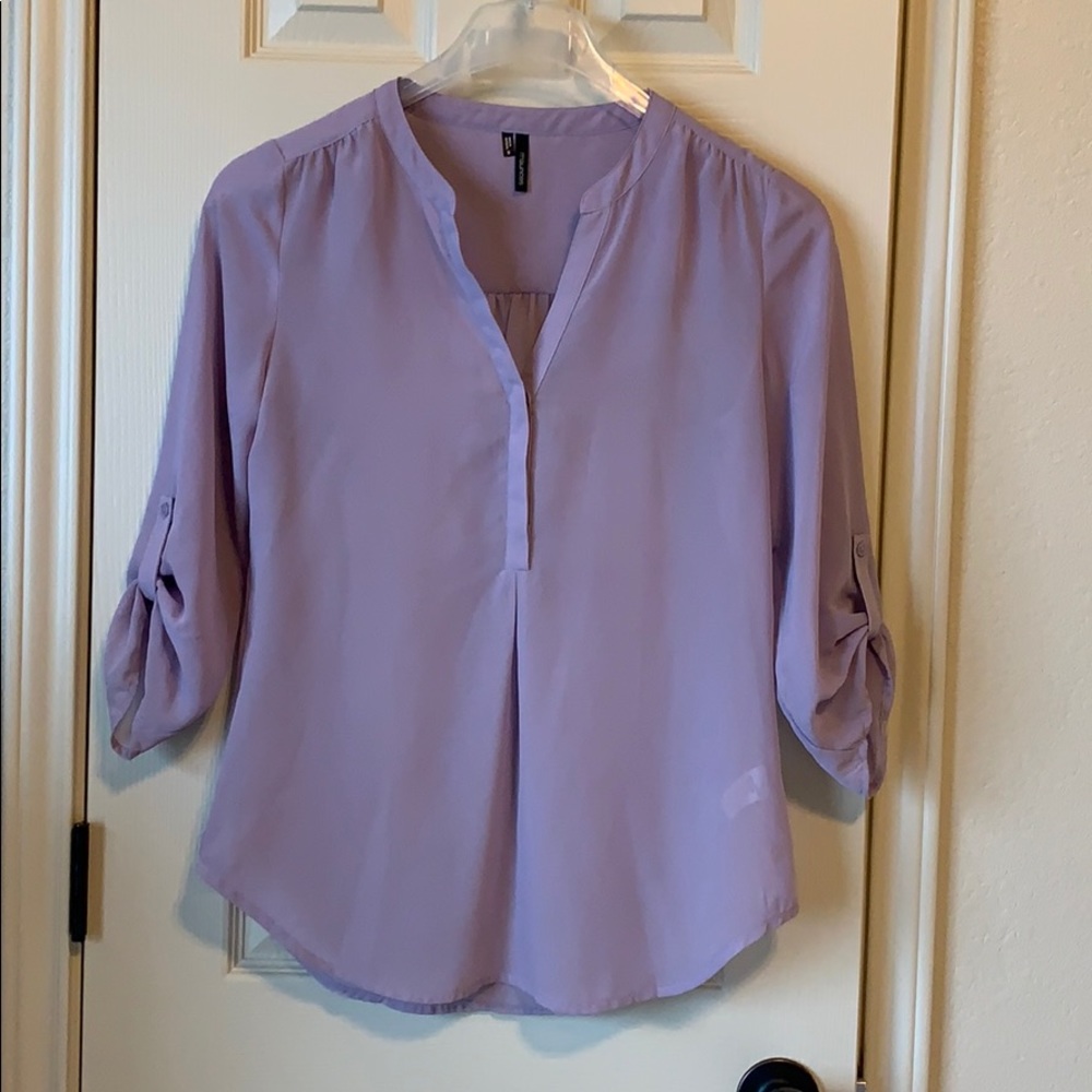 Lilac Sheer Blouse 🖤